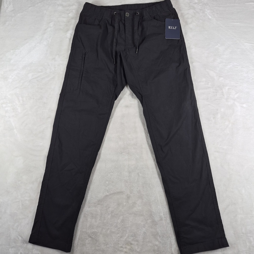BYLT Ripstop Cargo Pants Men's Large Black Outdoors Performance Hiking NWT
